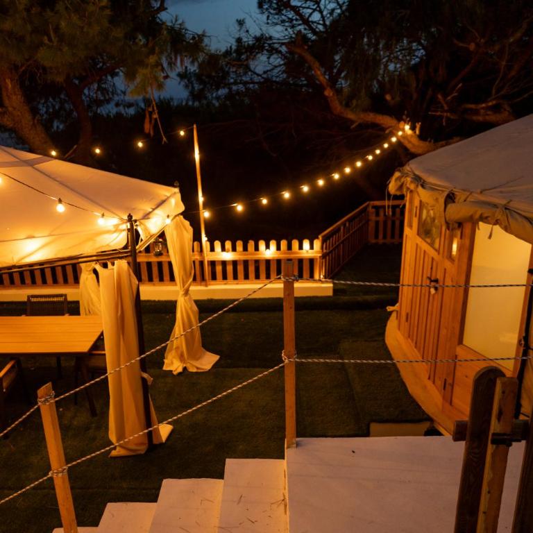 Yurta Glamping B&B San Leone Agrigento - tra mare e pineta - Deluxe Double Room with Sea View - 11