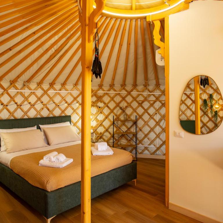 Yurta Glamping B&B San Leone Agrigento - tra mare e pineta - Deluxe Double Room with Sea View - 9