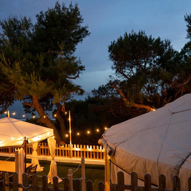 Yurta Glamping B&B San Leone Agrigento - tra mare e pineta - Deluxe Double Room with Sea View - 24