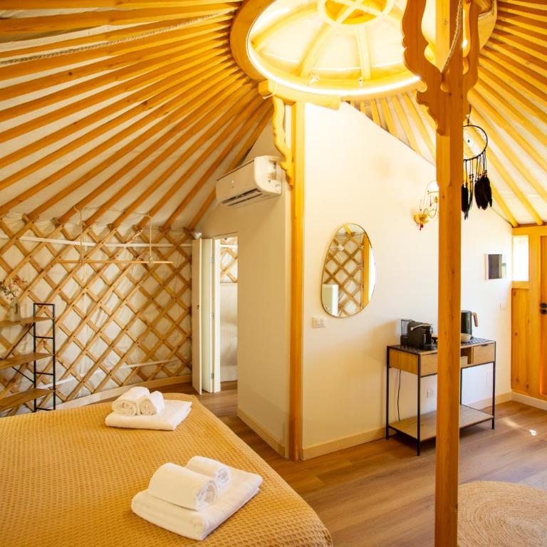 Yurta Glamping B&B San Leone Agrigento - tra mare e pineta - Deluxe Double Room with Sea View - 1