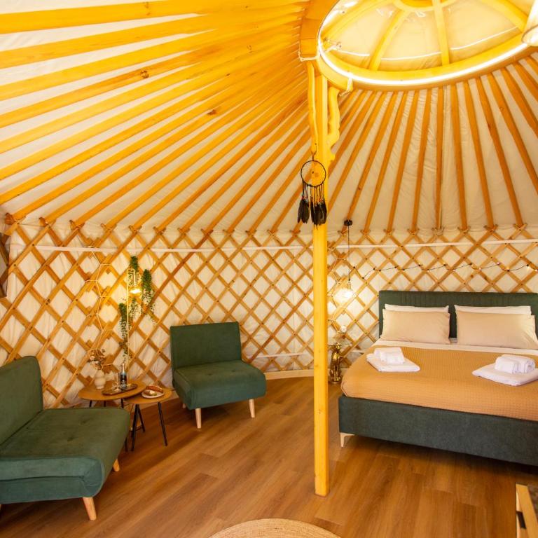 Yurta Glamping B&B San Leone Agrigento - tra mare e pineta - Deluxe Double Room with Sea View - 28