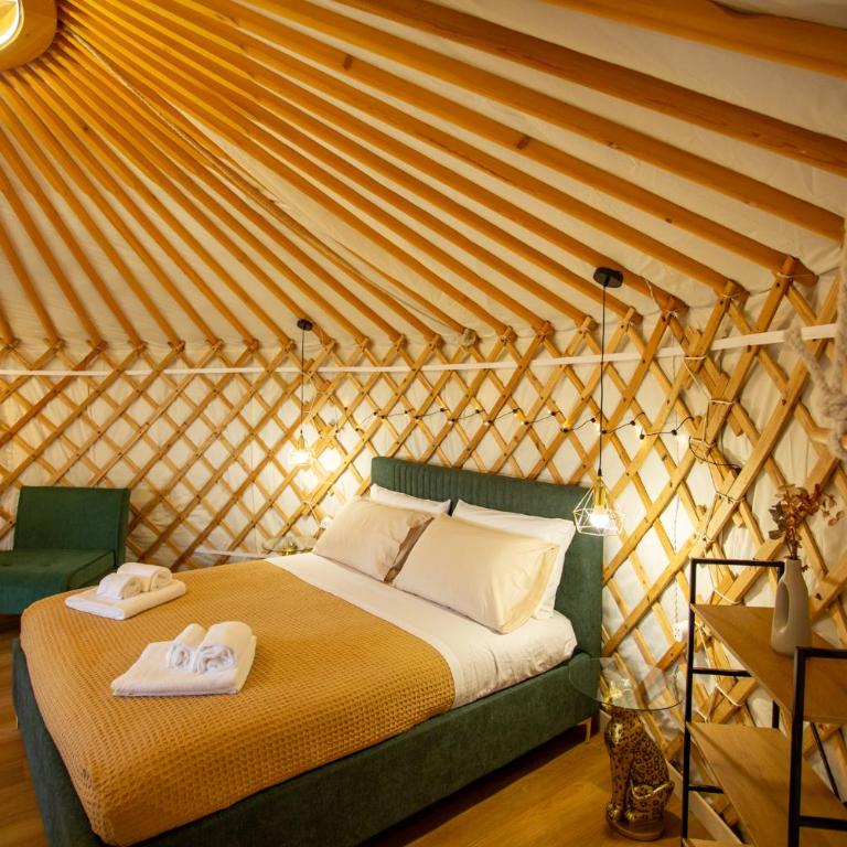 Yurta Glamping B&B San Leone Agrigento - tra mare e pineta - Deluxe Double Room with Sea View - 3