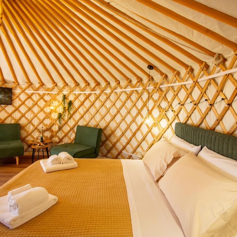 Yurta Glamping B&B San Leone Agrigento - tra mare e pineta - Deluxe Double Room with Sea View - 32