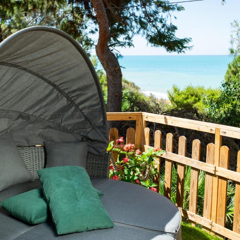 Yurta Glamping B&B San Leone Agrigento - tra mare e pineta - Deluxe Double Room with Sea View - 25