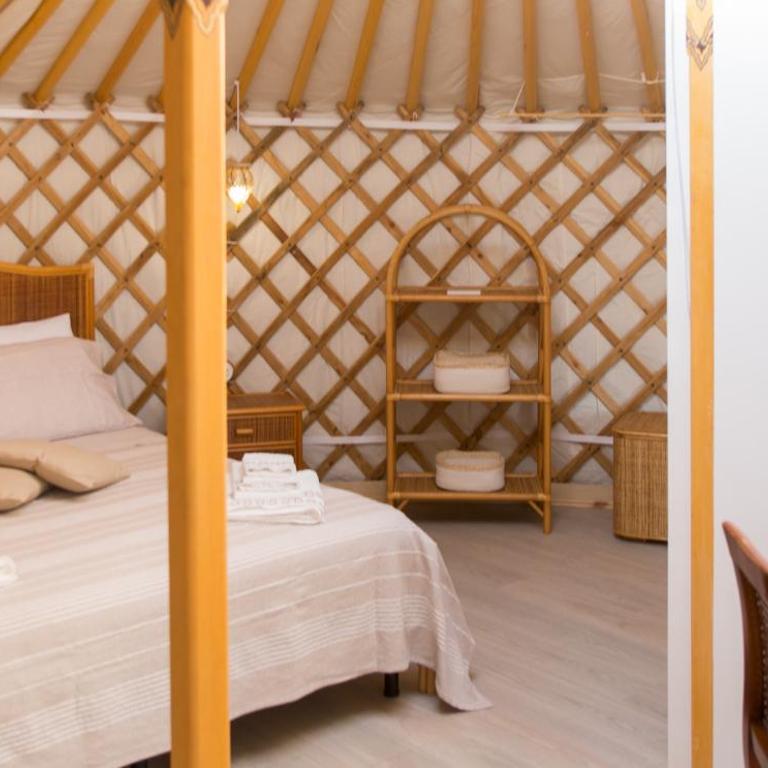 Yurta Glamping B&B San Leone Agrigento - tra mare e pineta - Deluxe Double Room with Side Sea View - 18