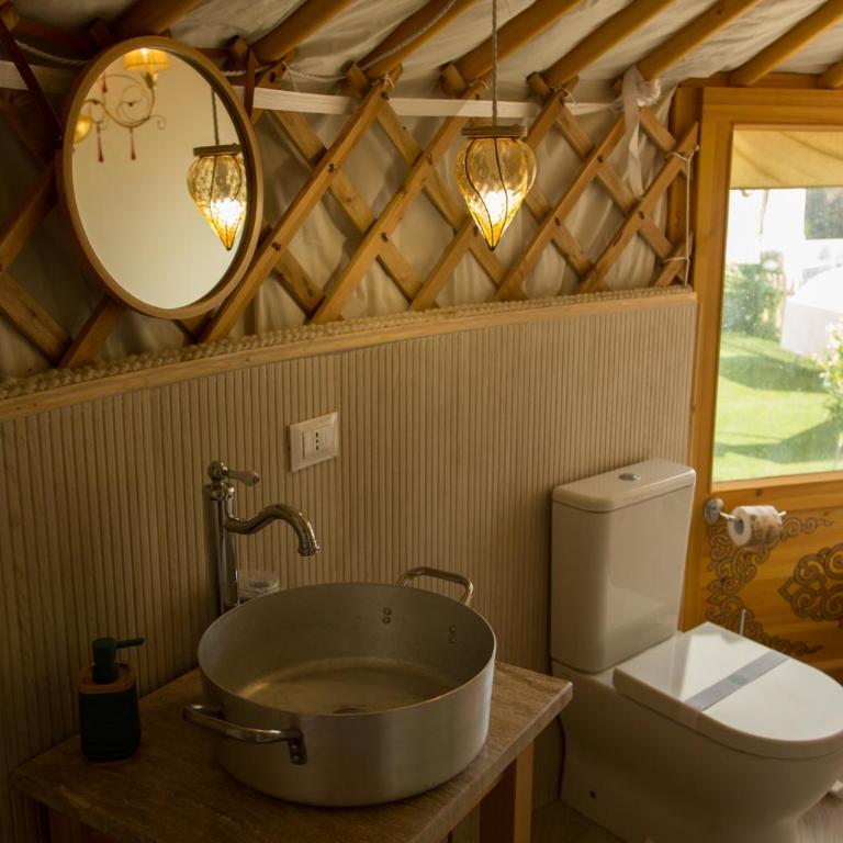 Yurta Glamping B&B San Leone Agrigento - tra mare e pineta - Deluxe Double Room with Side Sea View - 7