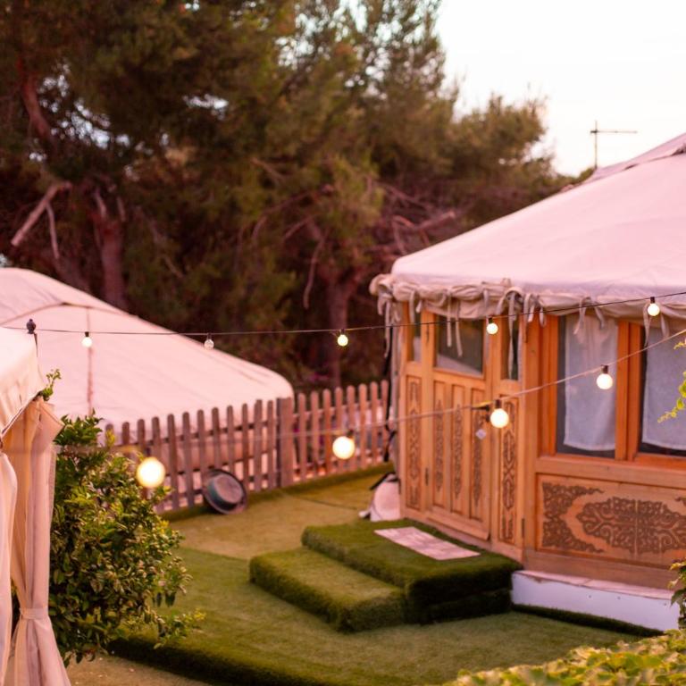 Yurta Glamping B&B San Leone Agrigento - tra mare e pineta - Deluxe Double Room with Side Sea View - 1