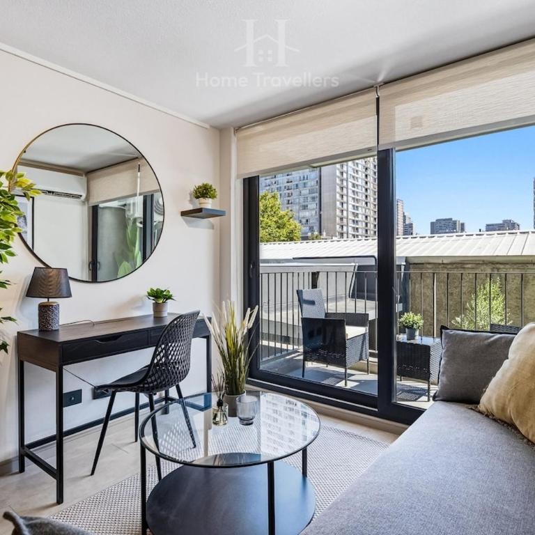 HT Near the metro with Terrace with AC and parking - One-Bedroom Apartment - 1