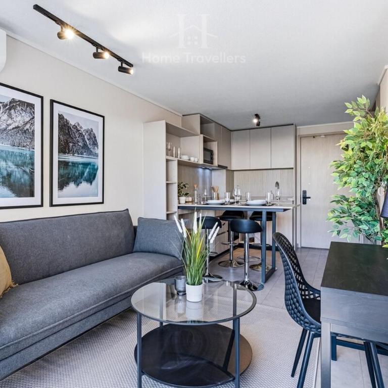HT Near the metro with Terrace with AC and parking - One-Bedroom Apartment - 22