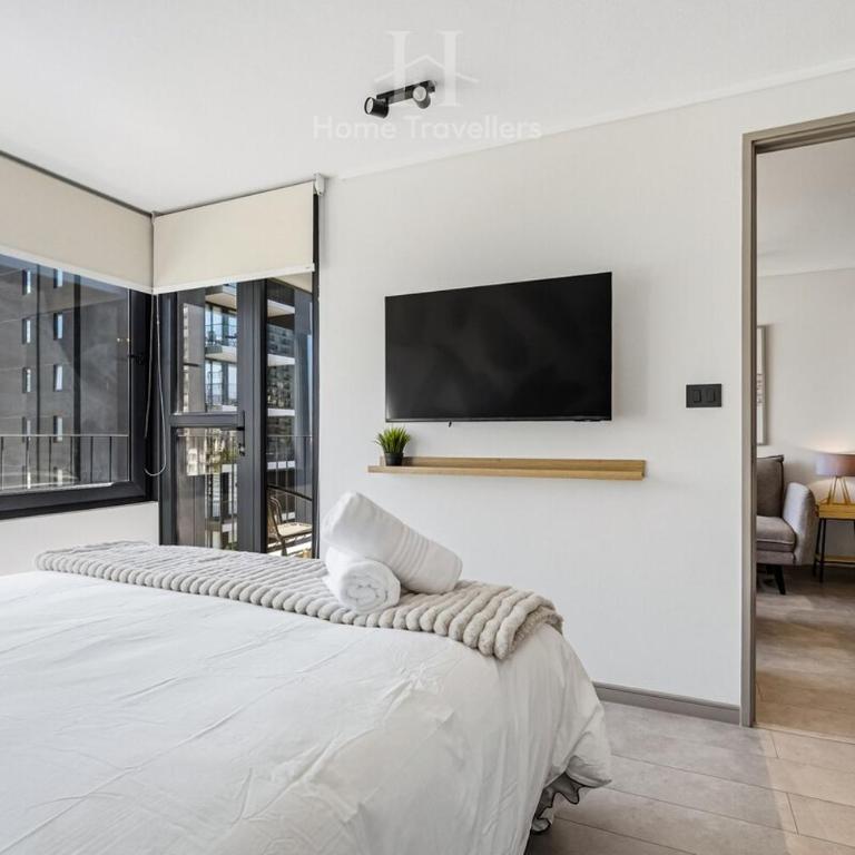 HT Modern Apartment in Ñuñoa with Parking - One-Bedroom Apartment - 11