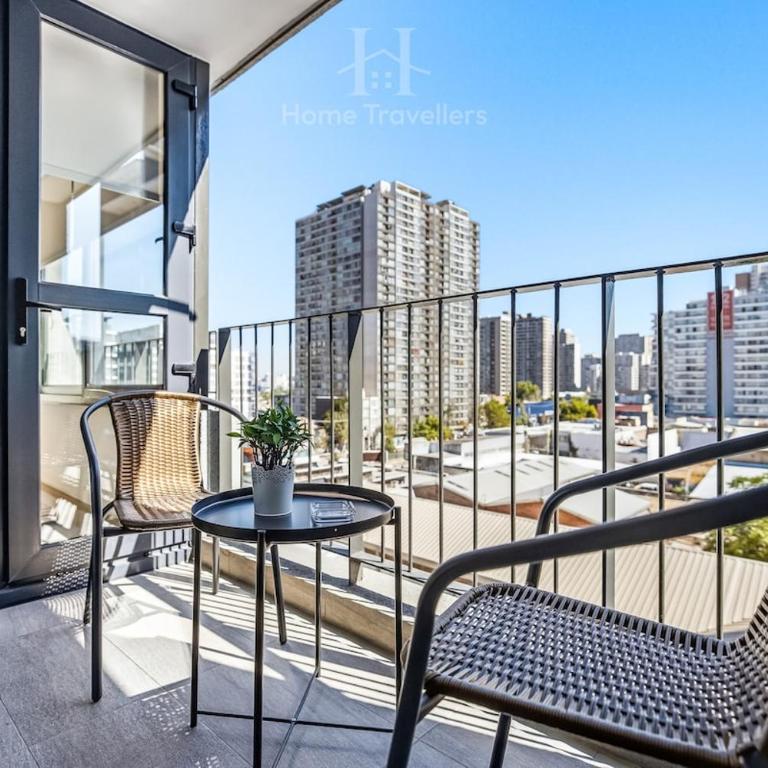 HT Modern Apartment in Ñuñoa with Parking - One-Bedroom Apartment - 19