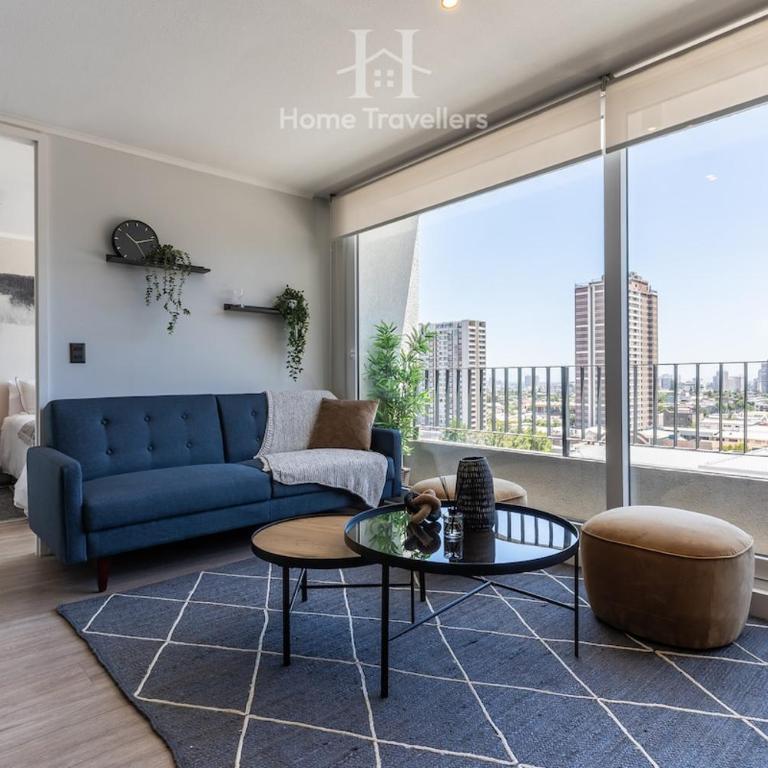 HT Beautiful apartment in front of Irarrazaval metro - One-Bedroom Apartment - 4