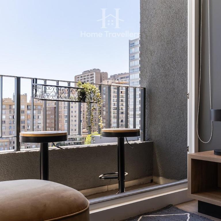 HT Beautiful apartment in front of Irarrazaval metro - One-Bedroom Apartment - 9