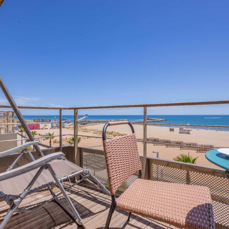 Valras-Loc - Front de Mer avec Vue Superbe - Appartamento - 8