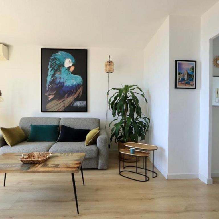 Panoramic sea view of the French Riviera, Parking - Apartment mit 1 Schlafzimmer - 44