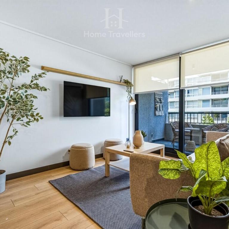 HT Modern apartment with Air Conditioning Ñuñoa - Three-Bedroom Apartment - 12