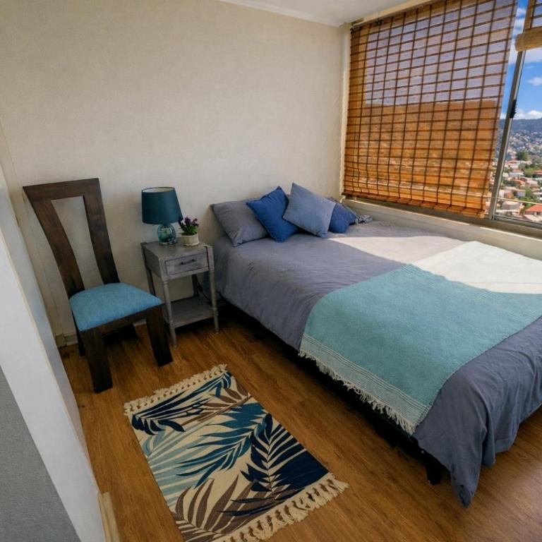 Departamento con amplia y bella vista a la bahía de Valparaiso - Three-Bedroom Apartment - 30