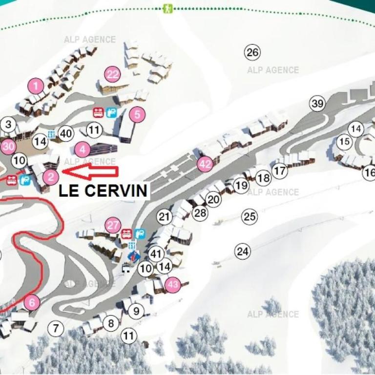 Résidence Le Cervin - 2 pièces 4 pers- WIFI- Le CERVIN- 315CE - PLAGNE SOLEIL MAE-7724 - Appartement - 7