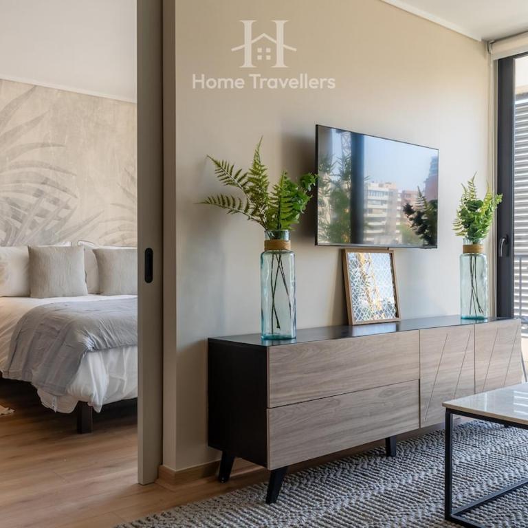 HT Modern apartment Lyon Providencia and Parking - One-Bedroom Apartment - 22