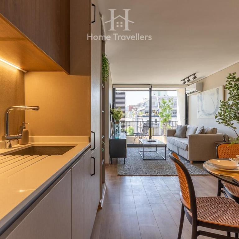 HT Modern apartment Lyon Providencia and Parking - One-Bedroom Apartment - 28