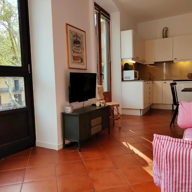 Bright 1-Bed Apartment on La Rambla Barcelona. RJ - Apartamento - 14