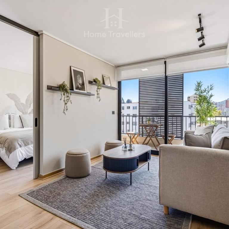 HT Cozy apartment in Providencia with AC - One-Bedroom Apartment - 4