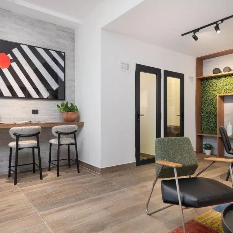 Depto con balcon a pasos de Metro Santa Ana, Gym, Terraza y Parrilla CENTRO CIVICO - Compañia - Estudio Doble Deluxe - 40