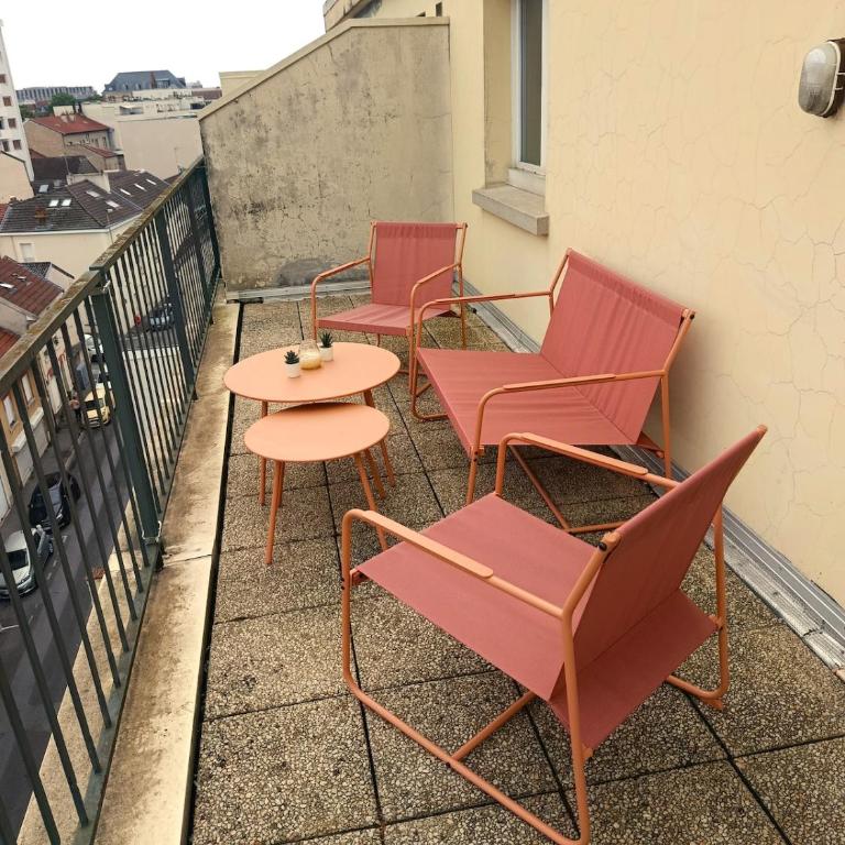 Le Nid de Laon -Reims- 2 pers, parking et balcon - Appartamento con 1 Camera da Letto - 5