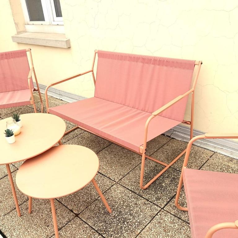 Le Nid de Laon -Reims- 2 pers, parking et balcon - Appartamento con 1 Camera da Letto - 8