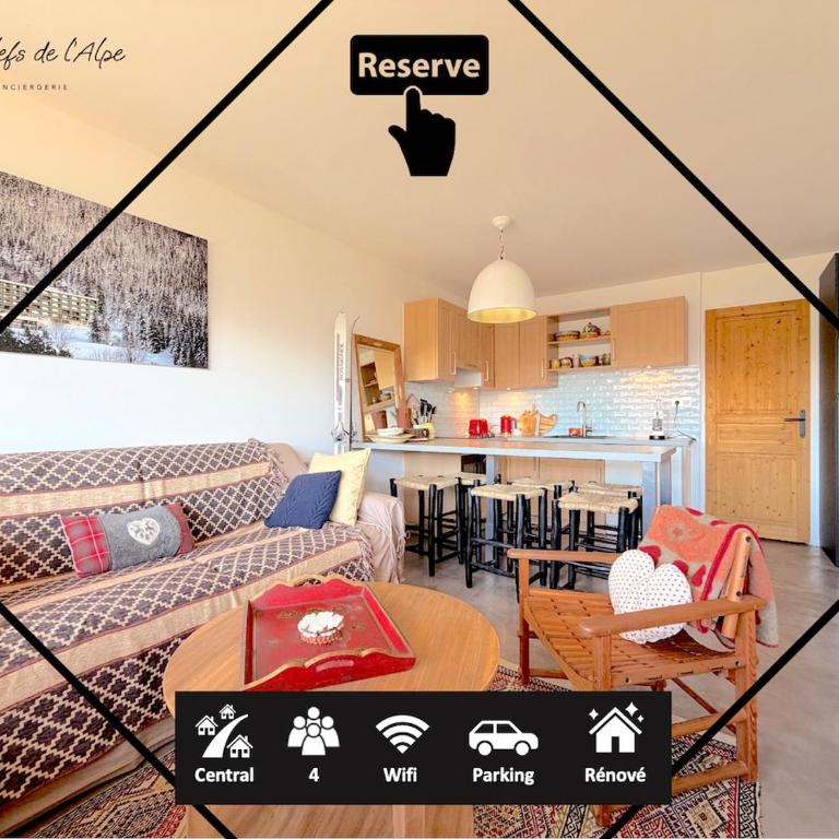 Unique et central ! T3 spacieux, vintage, rénové - Apartment mit 2 Schlafzimmern und Balkon - 1
