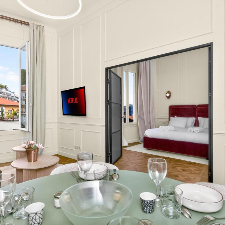 Frontière Monaco - Luxueux apartement rénové - GH - Appartement 2 Chambres - 12