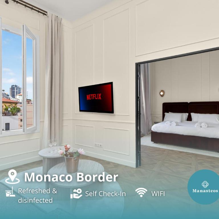 Frontière Monaco - Luxueux apartement rénové - GH - Appartement 2 Chambres - 1