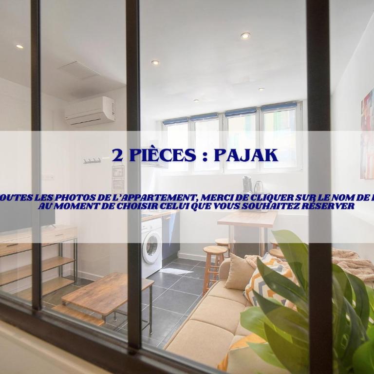 Maison VCA - 4 appartements - Wifi Clim - 15 min mer - Two-room Flat : Pajak - 1