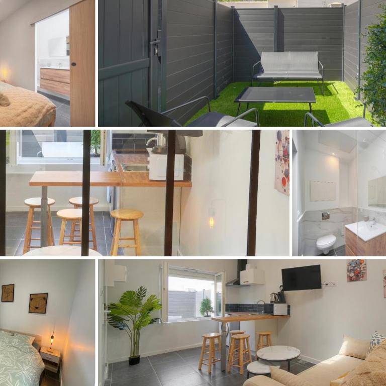Maison VCA - 4 appartements - Wifi Clim - 15 min mer - Two-room Flat with Terrace : Xav - 13