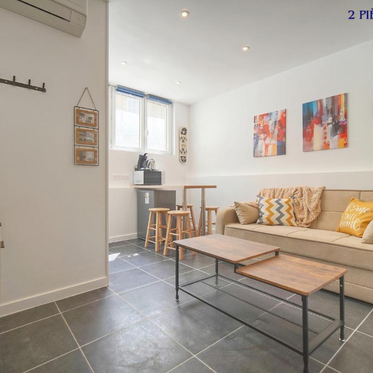 Maison VCA - 4 appartements - Wifi Clim - 15 min mer - Two-room Flat : Pajak - 17