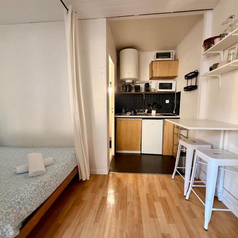 Cancera - T1 Bis avec 1 Chambre 1 Salle de Bain au Centre de Bordeaux - One-Bedroom Apartment - 8