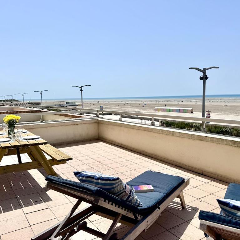 Camille - VUE MER - 2 chambres avec grande terrasse - Apartment mit 2 Schlafzimmern, Terrasse und Meerblick - 22