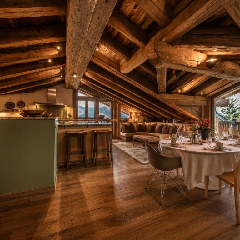 Chalet Montanum, ski in - ski out, 9 pax Courchevel 1550 - Chalet - 6