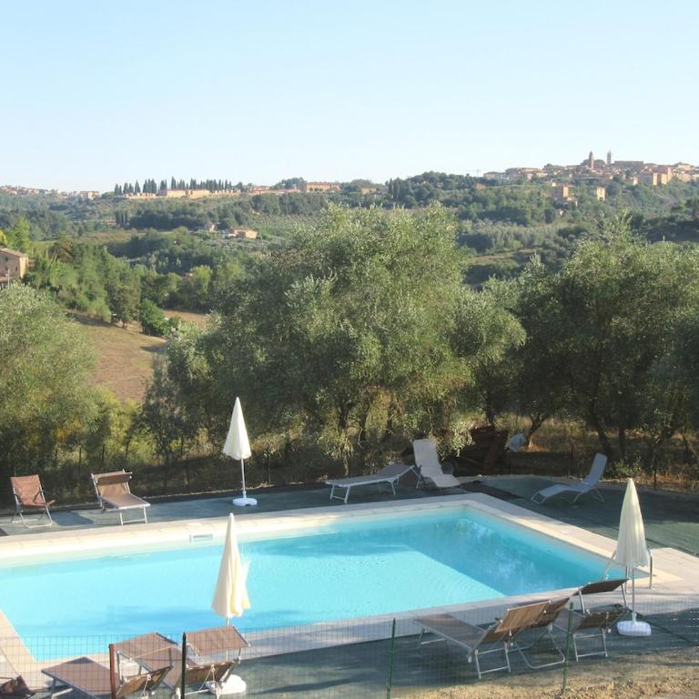 Farmhouse in front of Siena, 2rooms & pool - Appartamento con 2 Camere da Letto - 9