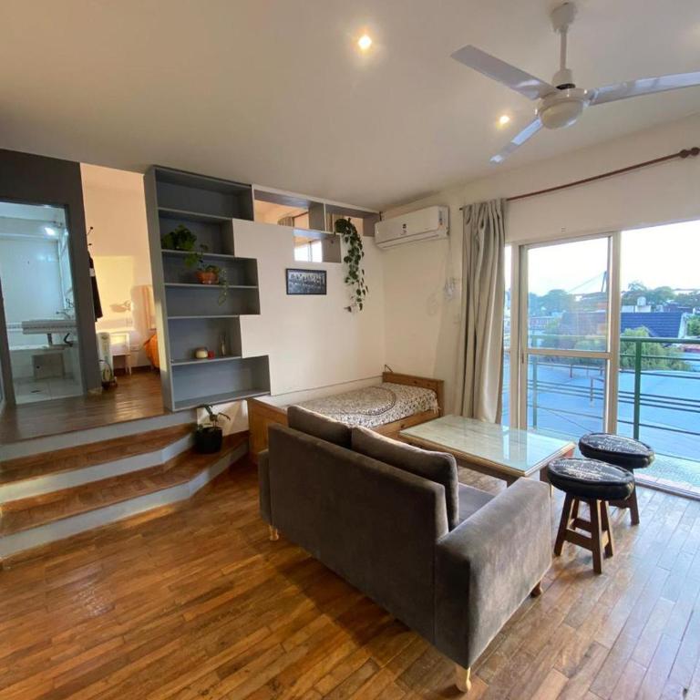 increible vista y balcon cerca de la costa - One-Bedroom Apartment - 11