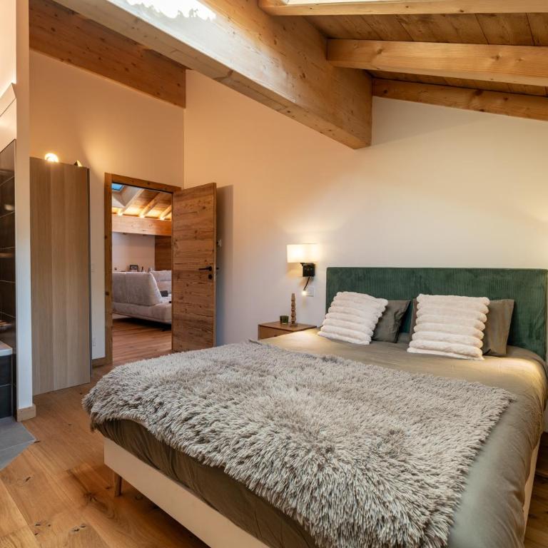 Cimes de Miage 2 minutes des remontées 2 parking - Chalet mit 3 Schlafzimmern - 12