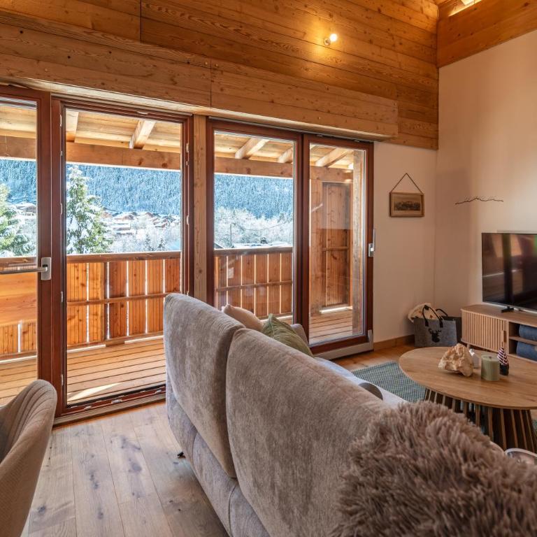 Cimes de Miage 2 minutes des remontées 2 parking - Chalet mit 3 Schlafzimmern - 9