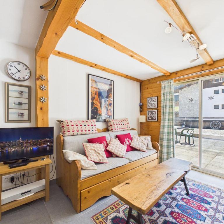 Appartement Centre Les Gets, Pied des Pistes, Belle Terrasse, 2 Ch, 1 Cabine, 6/8 Couchages - FR-1-623-99 - Apartamento (8 adultos) - 5