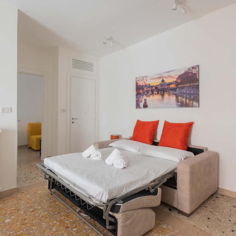 Vatican Light Studio - Metro Cipro - Appartamento Monolocale con 1 Letto Matrimoniale - 9