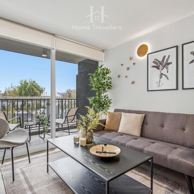 HT Cozy apartment in Ñuñoa - One-Bedroom Apartment - 1