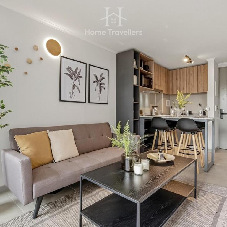 HT Cozy apartment in Ñuñoa - One-Bedroom Apartment - 4