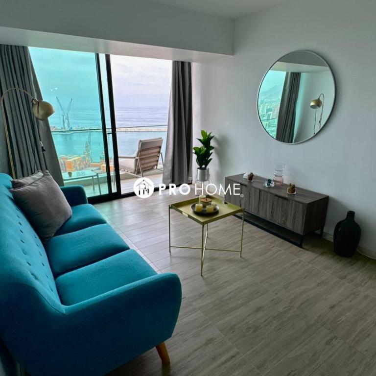Departamento 2D2B con vista al mar y ciudad - Apartamento de 1 dormitorio - 11