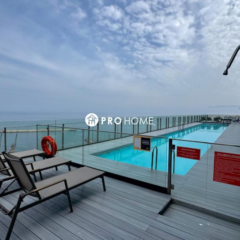 Departamento 2D2B con vista al mar y ciudad - Apartamento de 1 dormitorio - 20