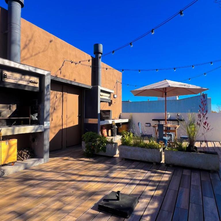 Depto Ariel 1 - Depto para 4 PAX con terraza, parrilla y cochera en La Perla, Mar del Plata - Hola Sur - Apartamento de 1 dormitorio - 5