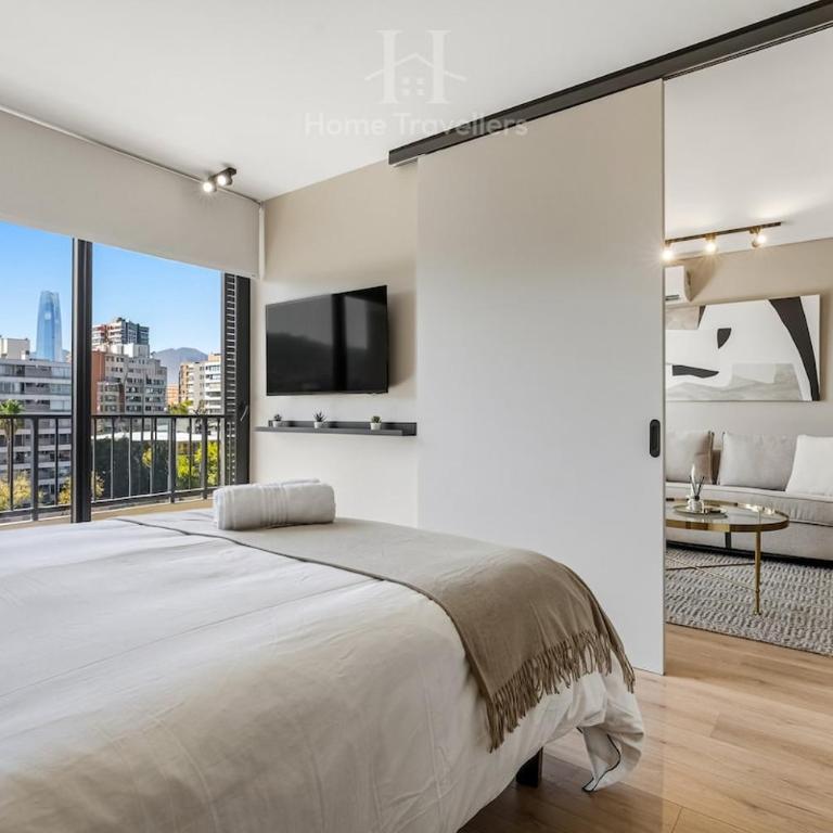 HT terrace with AC close to cafes and restaurants - One-Bedroom Apartment - 19